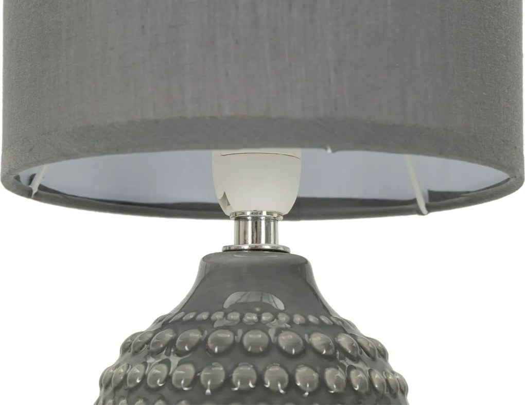 Stolná lampa Points 30,5 cm sivá