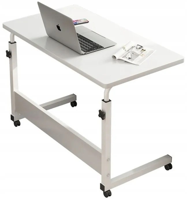 Mobilný stolík pod notebook, tablet alebo knihu 80 x 40 cm hnedá