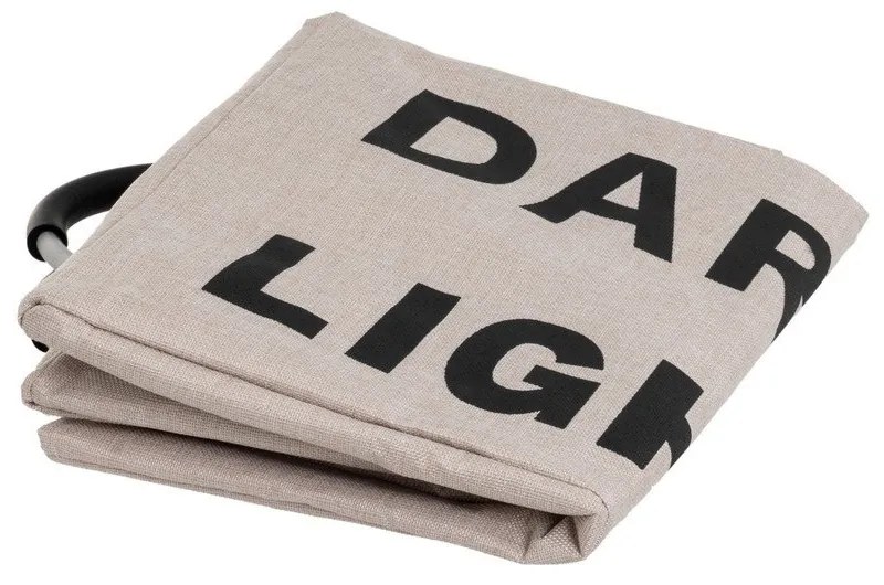 Sivo-béžové látkové koše na bielizeň v súprave 2 ks – Casa Selección