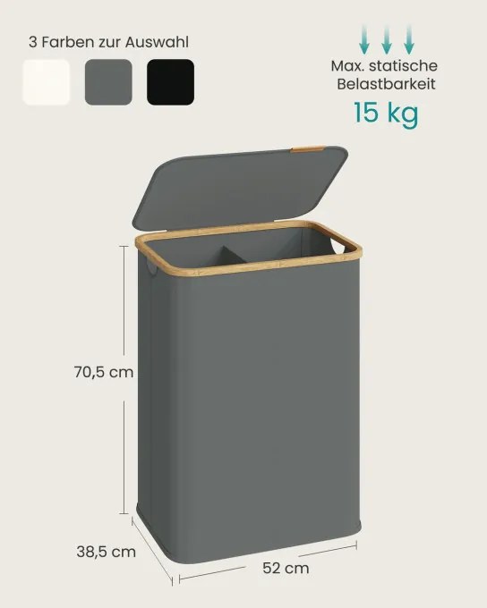 Kôš na bielizeň LCB519GN01