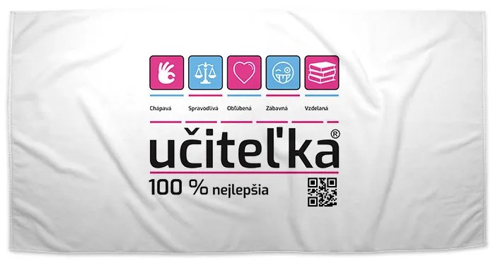 Sablio Uterák Učiteľka - 30x50 cm