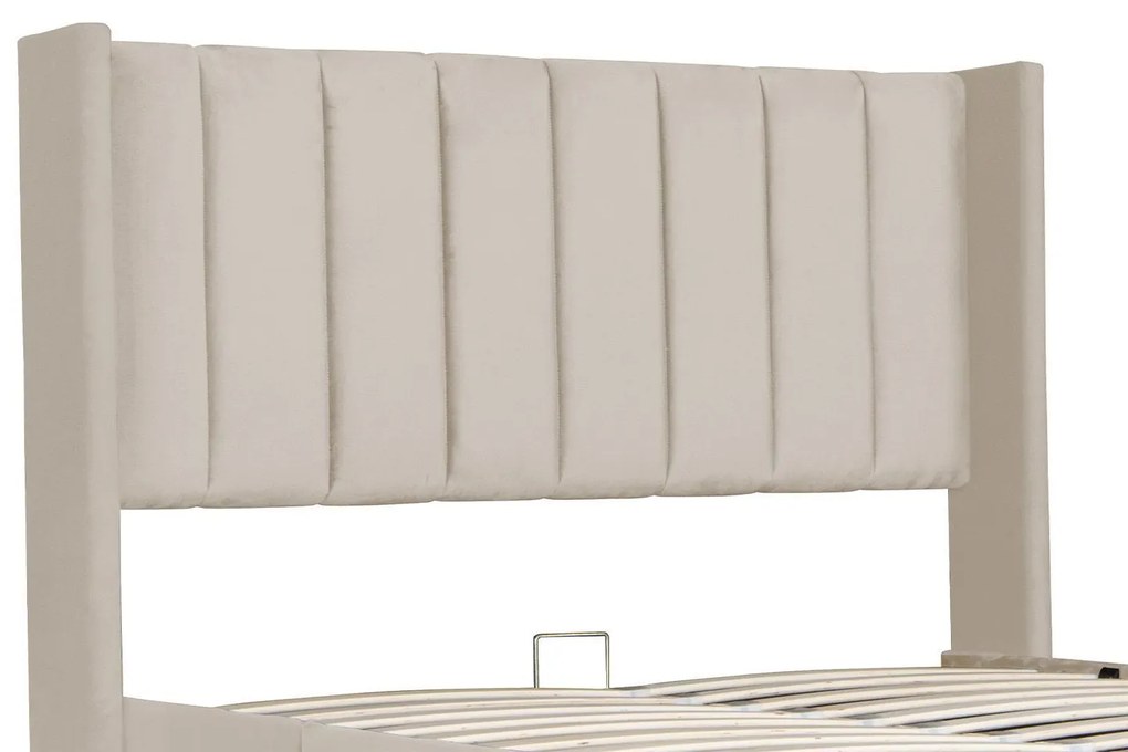InternetovaZahrada Čalúnená posteľ Savona 140 x 200 cm - béžová