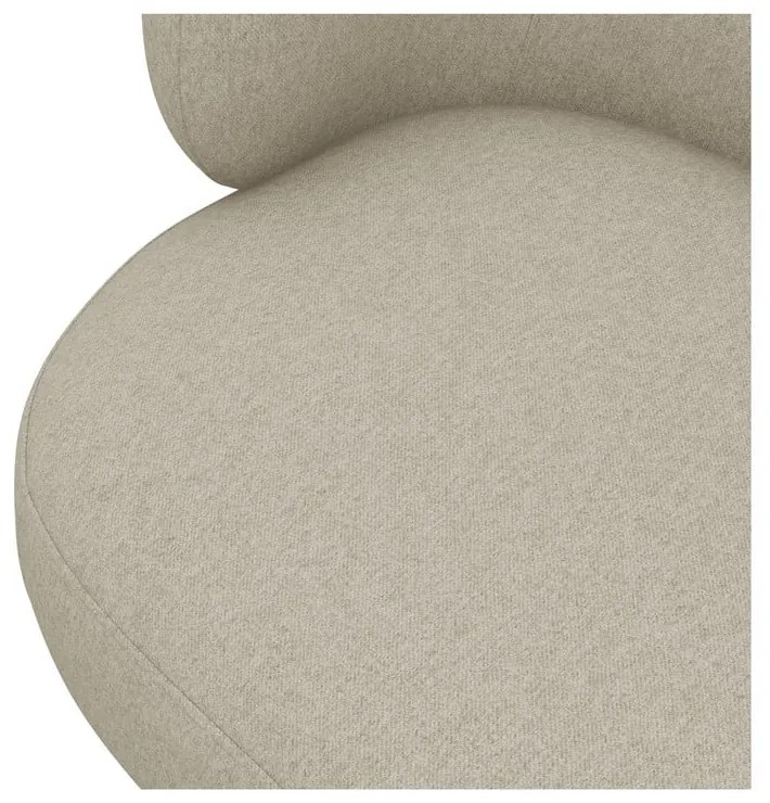 Béžové kreslo Hina – Makamii