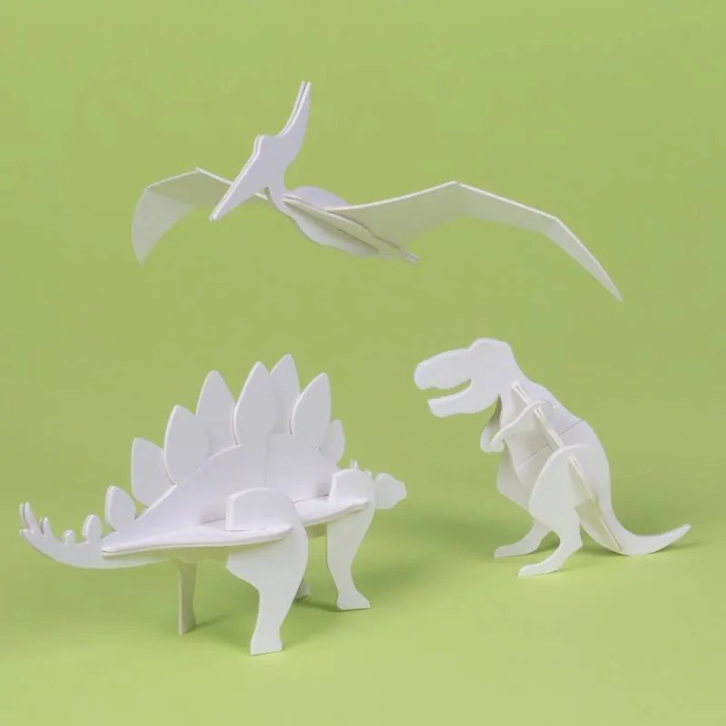 DECOLED A4 omalovánky skládačka dinosauří svět 2v1