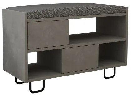 Skrinka na topánky TROY 53,5x83,5 cm šedá