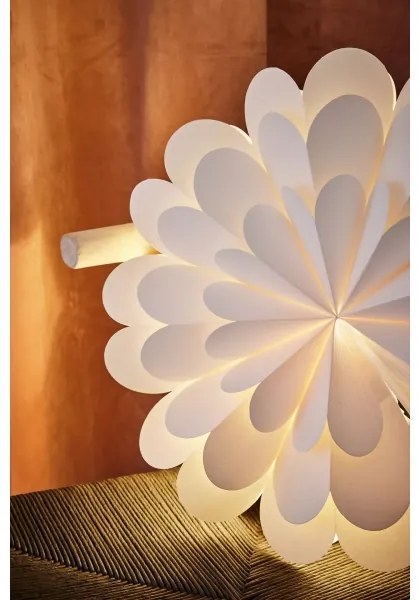 Markslöjd 705944 - Vianočná dekorácia MARAVILLA 1xE14/25W/230V pr. 45 cm biela