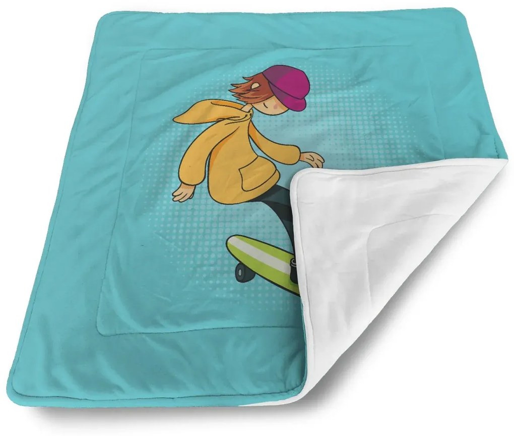 Sablio Deka pre bábätko Skejťák - 90x120 cm