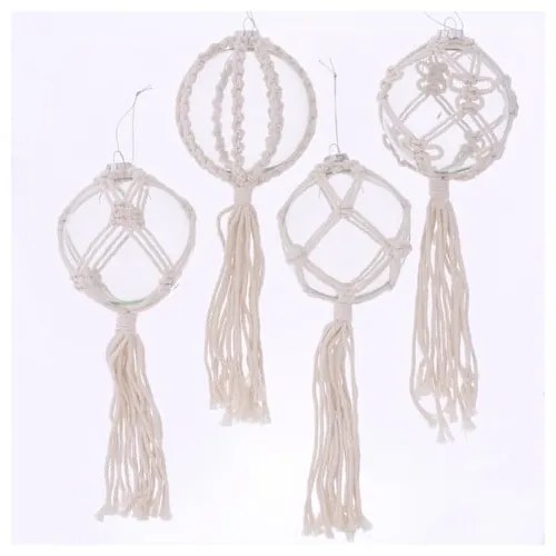 Súprava 4 závesných vianočných ozdôb Boltze Nara