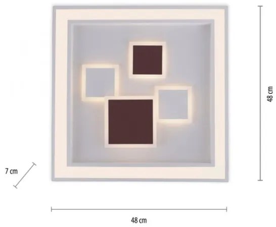 Paul Neuhaus 6283-16 - LED Stmievateľné svietidlo ELIZA LED/30W/230V + LED/18,5W