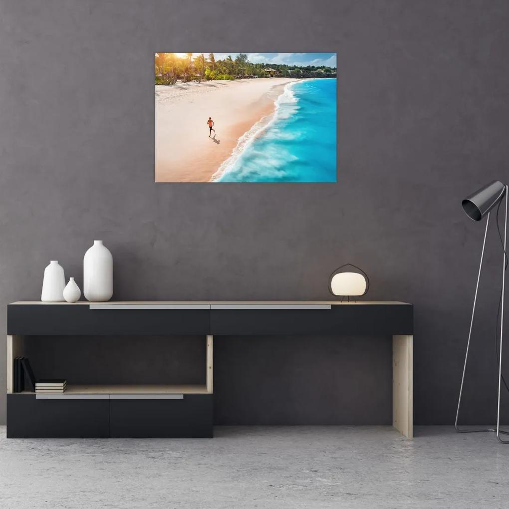 Obraz - Plážový beh (70x50 cm)