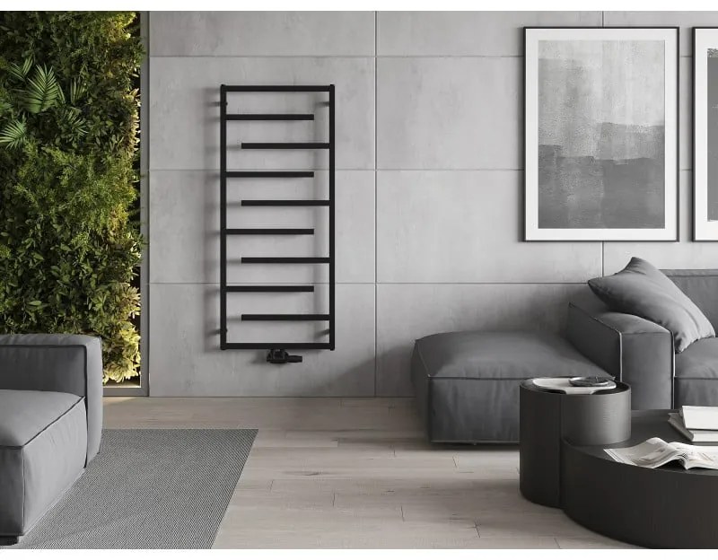 Mexen Orlando, vykurovacie teleso 1380 x 600 mm, 499 W, čierna, W207-1380-600-00-70