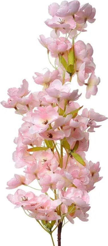 Dekorácia umelá kvetina s ružovými kvetmi - 16*8*98 cm