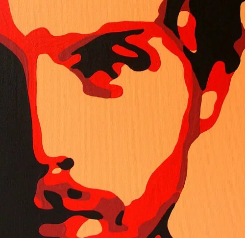 Ručne maľovaný POP Art obraz Coldplay | rôzne rozmery