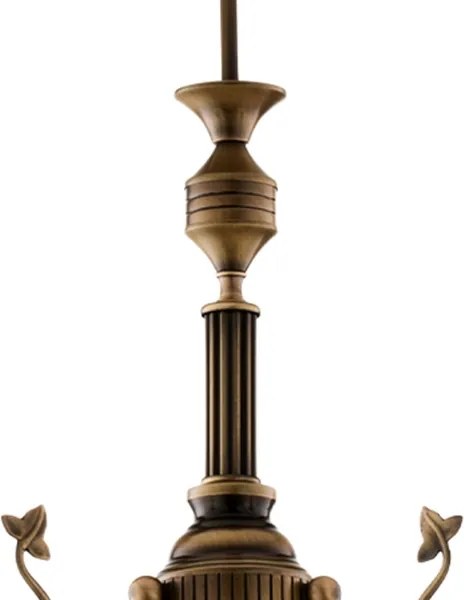 Brilagi - Stropný luster na tyči TAURUS 3xE27/15W/230V priemer 70 cm bronz