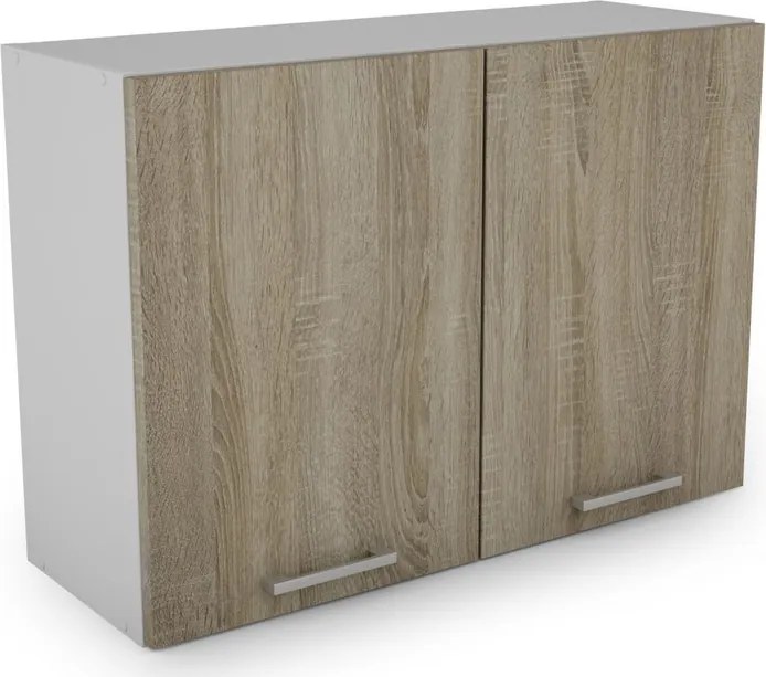 Kuchynský blok Irma, biela/dub sonoma