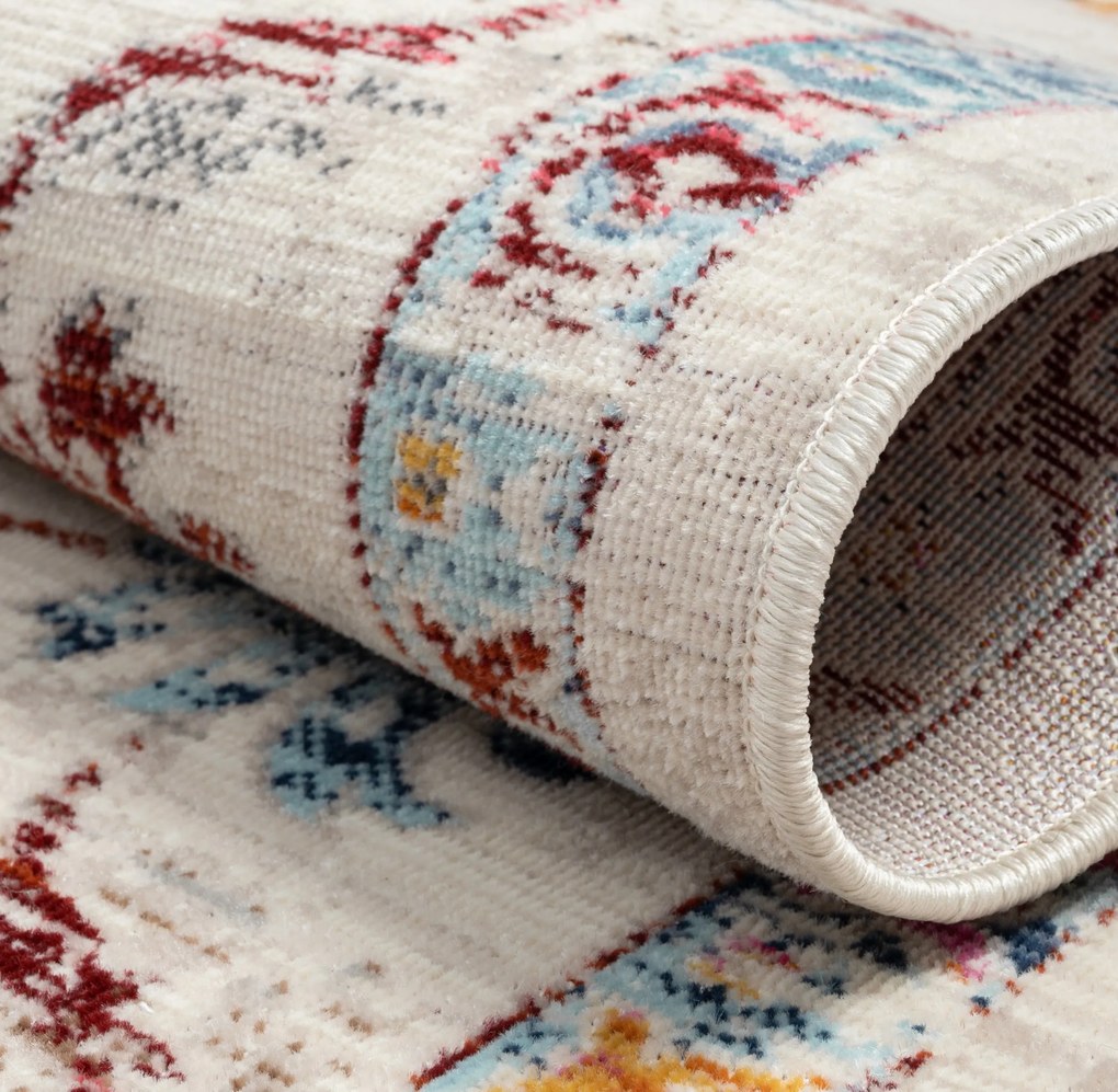 My Flair, Kusový koberec Aurora 4 creme, 115x120, viacfarebná, chodba / predsieň