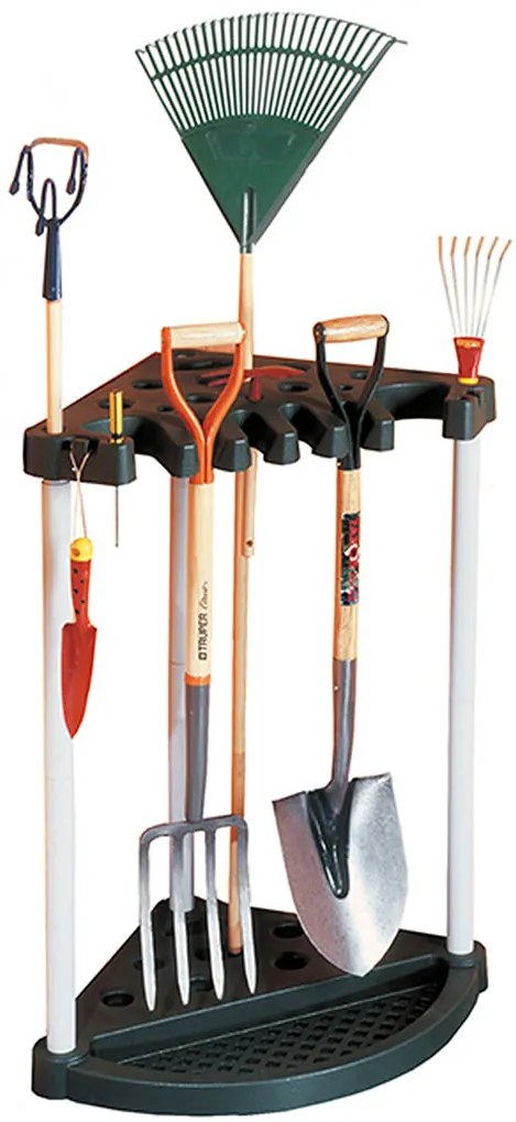 KETER CORNER TOOL RACK Stojan na záhradnícke náradie, čierny 17361063