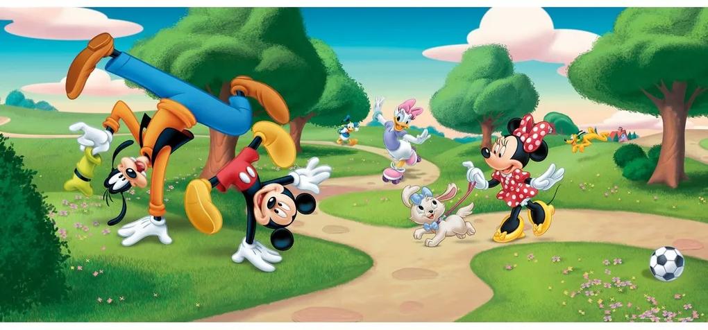 Detská fototapeta Mickey Mouse a priatelia, 202 x 90 cm