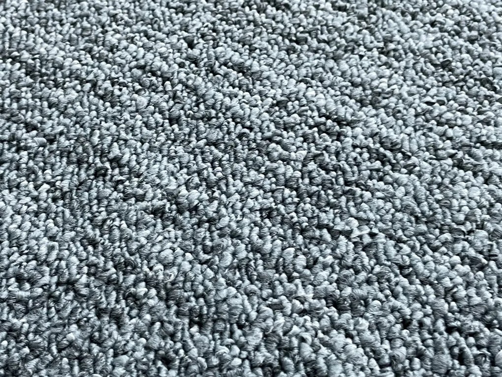 Vopi, Koberec behúň na mieru Alassio modrošedý, šíre 40 cm, modrá, chodba / predsieň