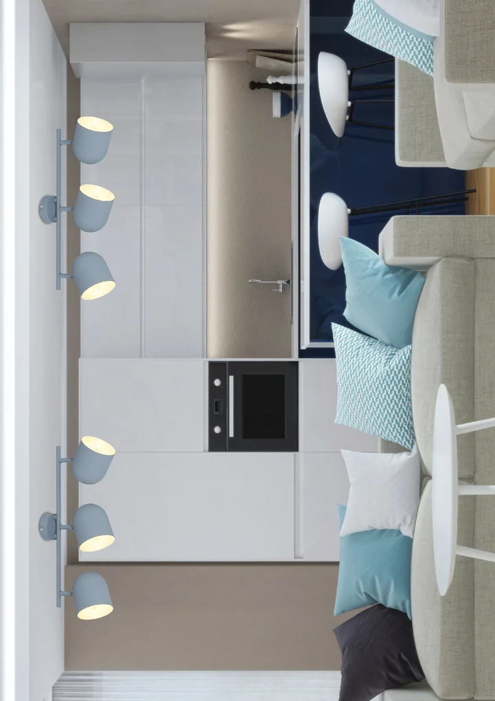 Candellux AZURO Spot 3X40W E27 Gray Mat 93-63229
