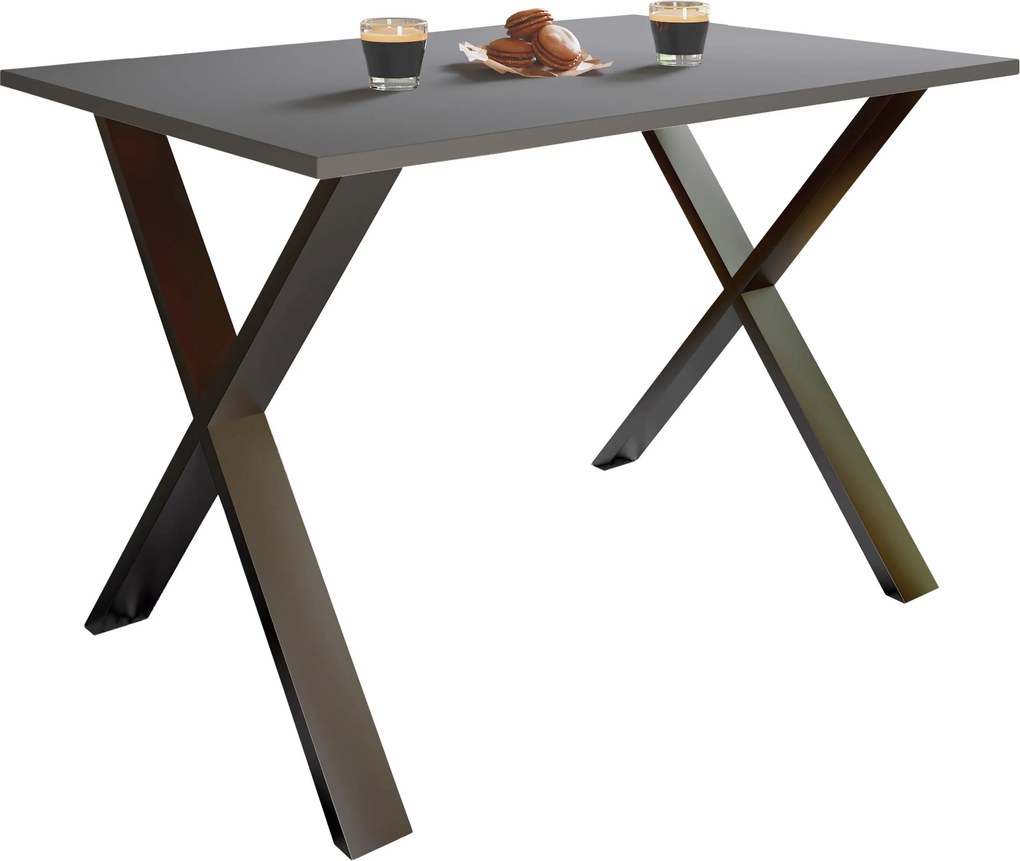 XXXLutz PÍSACÍ STÔL, antracitová, čierna, 160/80/76 cm MID.YOU - Online Only kancelárie - 000657055903