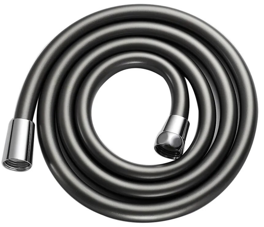 Sprchová hadica silikónová Fit Gray 150 cm grafit