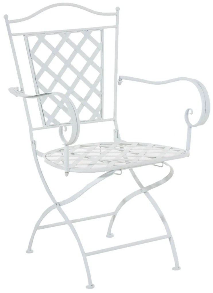 Kovová stolička Adara (SET 2 ks) - Biela