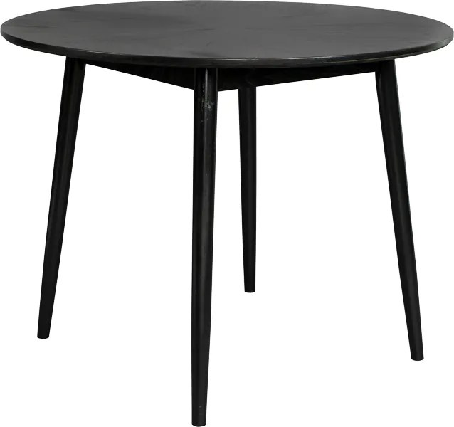 WL-Living Fabio okruhlý jedálenský stôl - Čierna, 100 cm