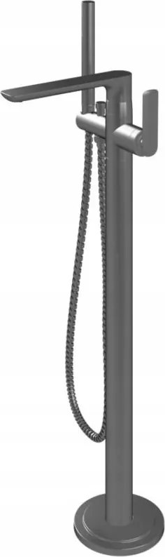 Jednopáková voľne stojaca vaňová batéria Kohlman Experience Gray QF1165EG