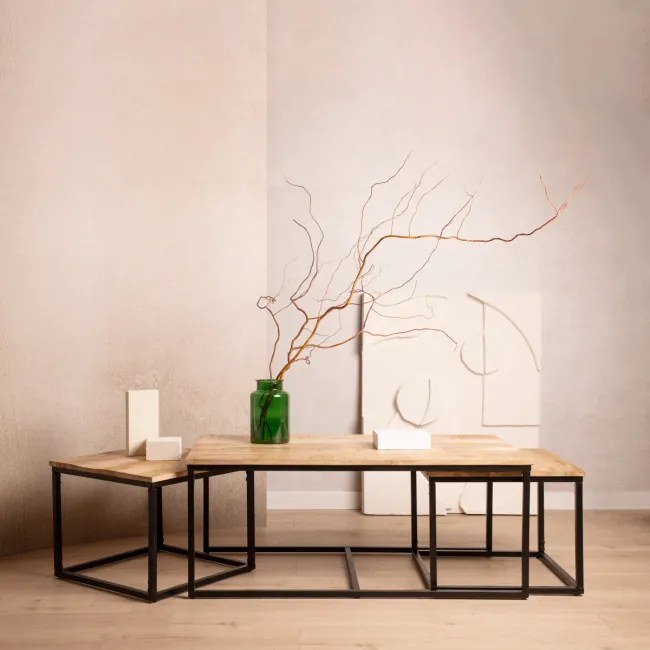 Set troch konferenčných stolíkov MAYA ALL 837444