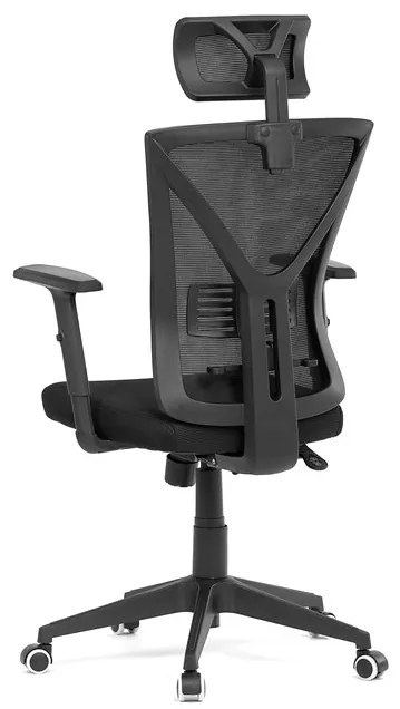 Autronic BONTEC Kancelárska stolička, hojdací mechanizmus, čierna sieťovina, KA-Q851 BK Farba: Čierna