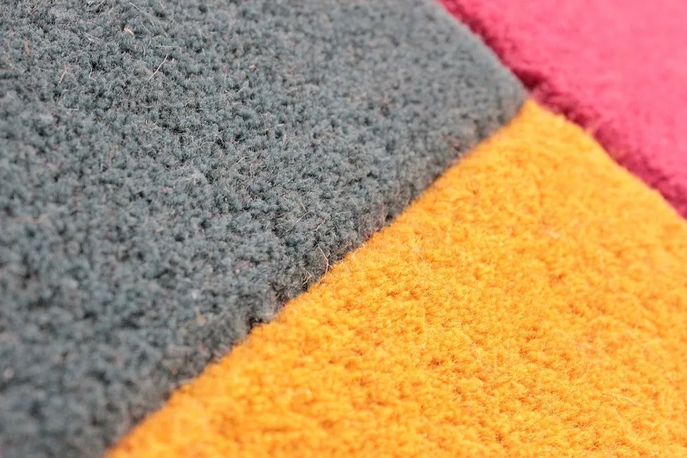 Flair Rugs, Ručne všívaný kusový koberec Abstract Collage Multi, 200x290, viacfarebná, detská izba