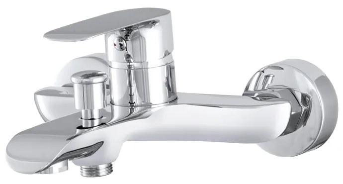 Gamma Pico, nástenná vaňová batéria 150mm, chrómová, GMA-BPOW-CH