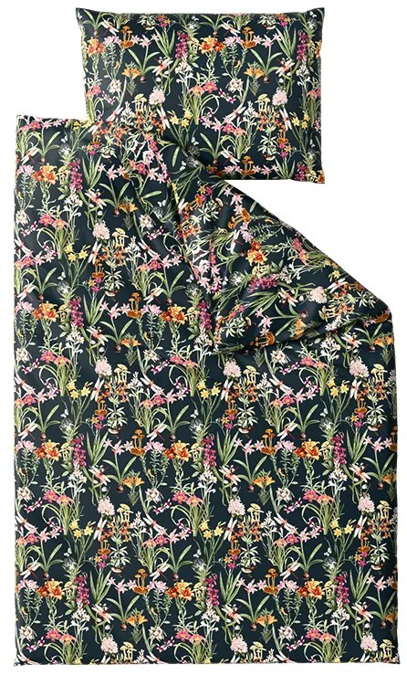 Mikroplyšové obliečky MYSTIC GARDEN tmavozelené Rozmer obliečky: 70 x 90 cm | 140 x 200 cm