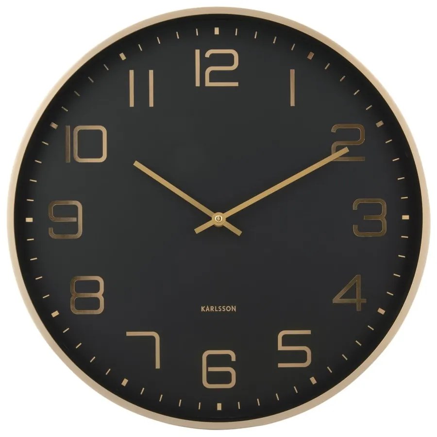 Nástenné hodiny ø 40 cm Elegance Glow – Karlsson