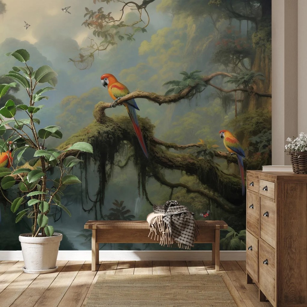 Fototapeta - Papagáje (147x102 cm)