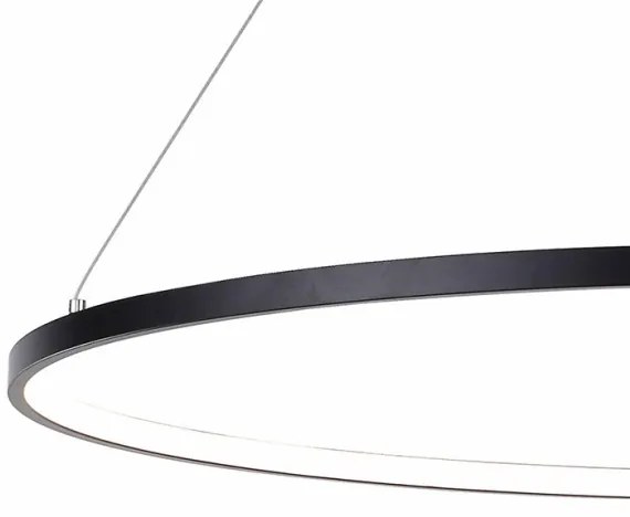 Zuma Line PEN89424-90BK - LED závesné svietidlo HORIK na lanku LED/40W/230V 3000/4000/6000K