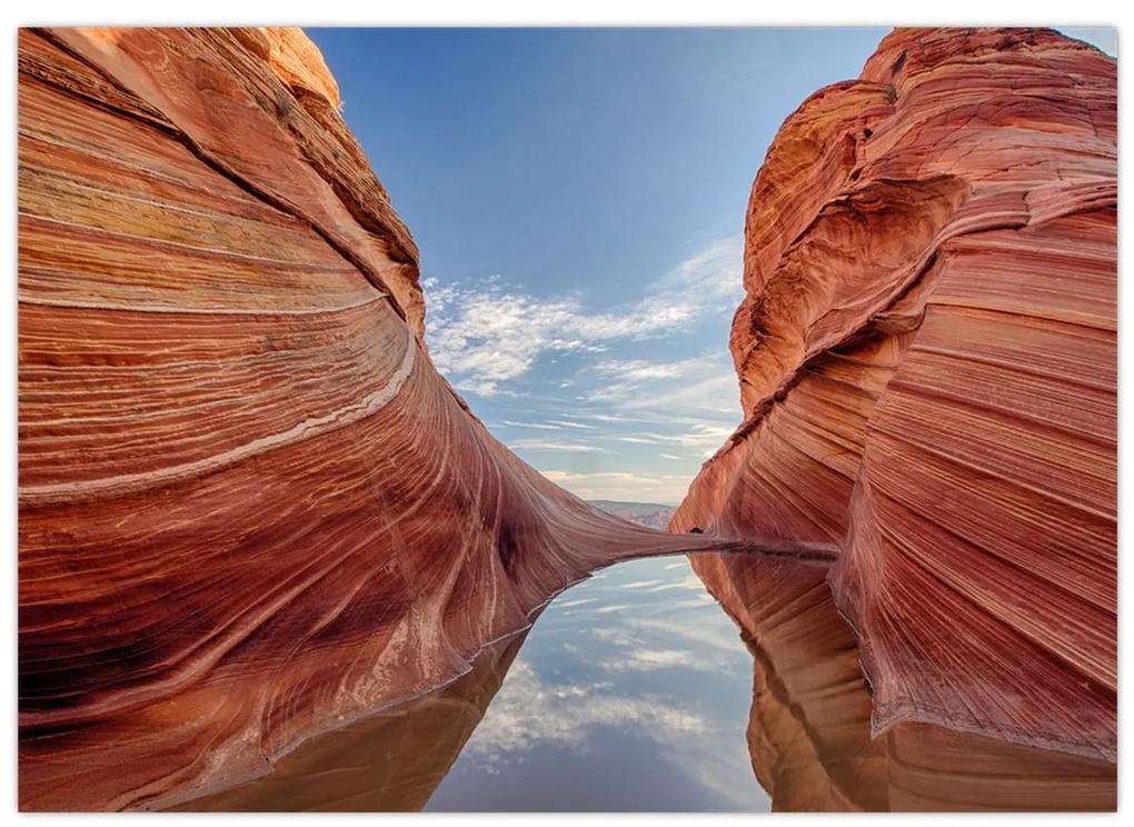 Sklenený obraz - Vermilion Cliffs Arizona (70x50 cm)