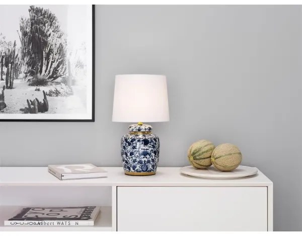 Cottex B2175BL - Stolná lampa KLASSISK 1xE14/40W/230V modrá