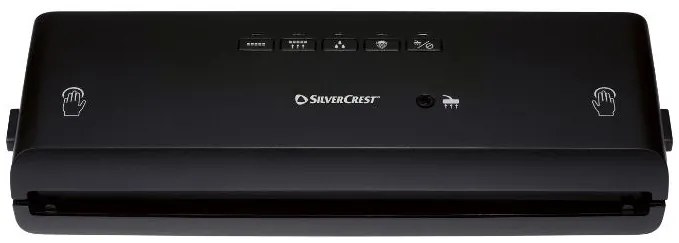 Silvercrest®  Vákuovačka SV 130 A1, čierna + Fólie na vákuovanie, 20 cm, 9 kusov  (800011381)