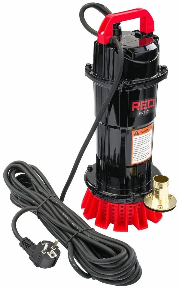 Ponorné čerpadlo na vodu RTPDW0072, 650W, 8000 l/h | RED TECHNIC