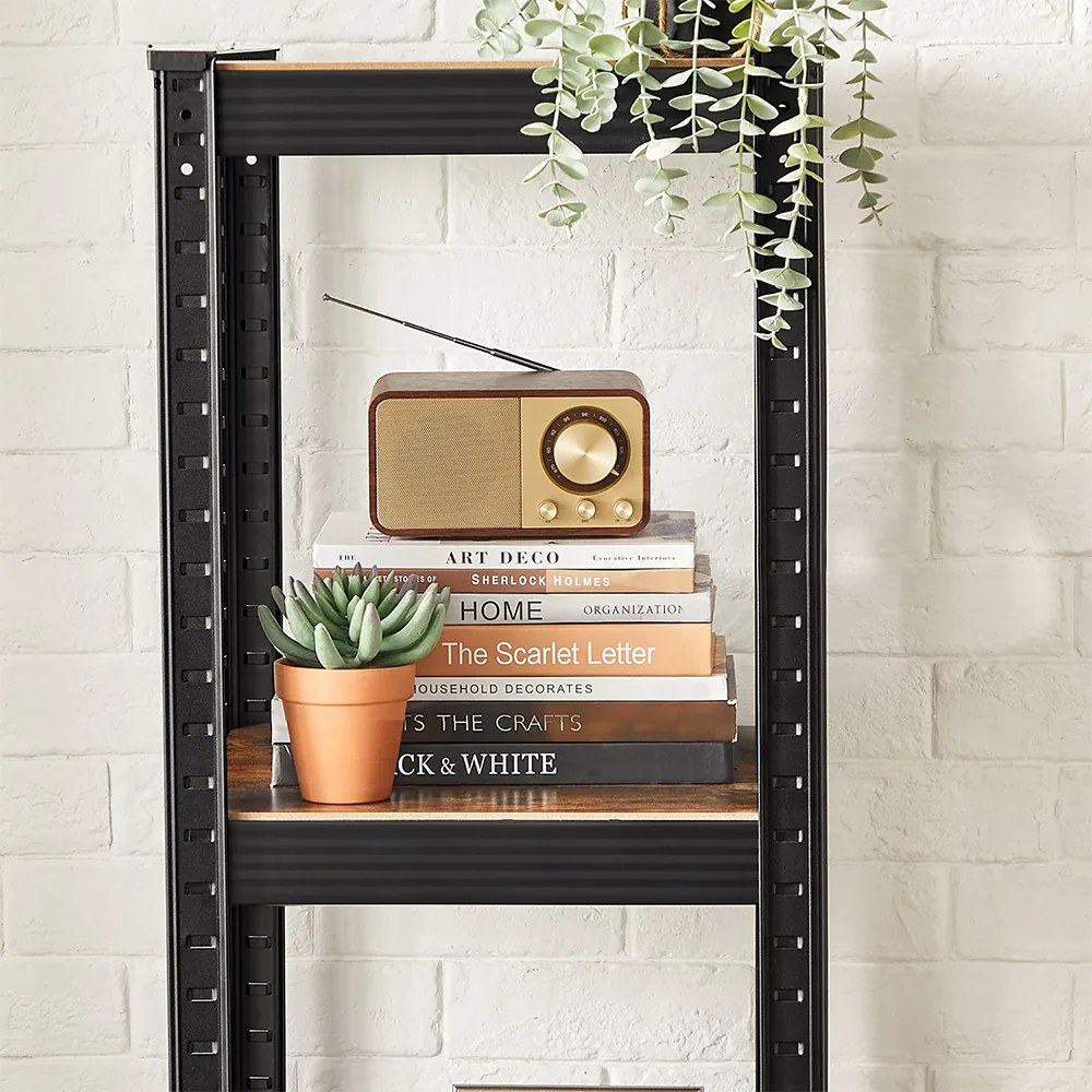 5-poschodová polica do obývačky