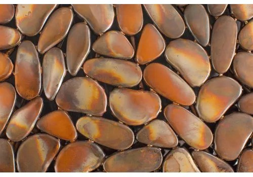 Konferenčný stôl 41434 80x85cm Aluminium Copper  - Komfort-nábytok