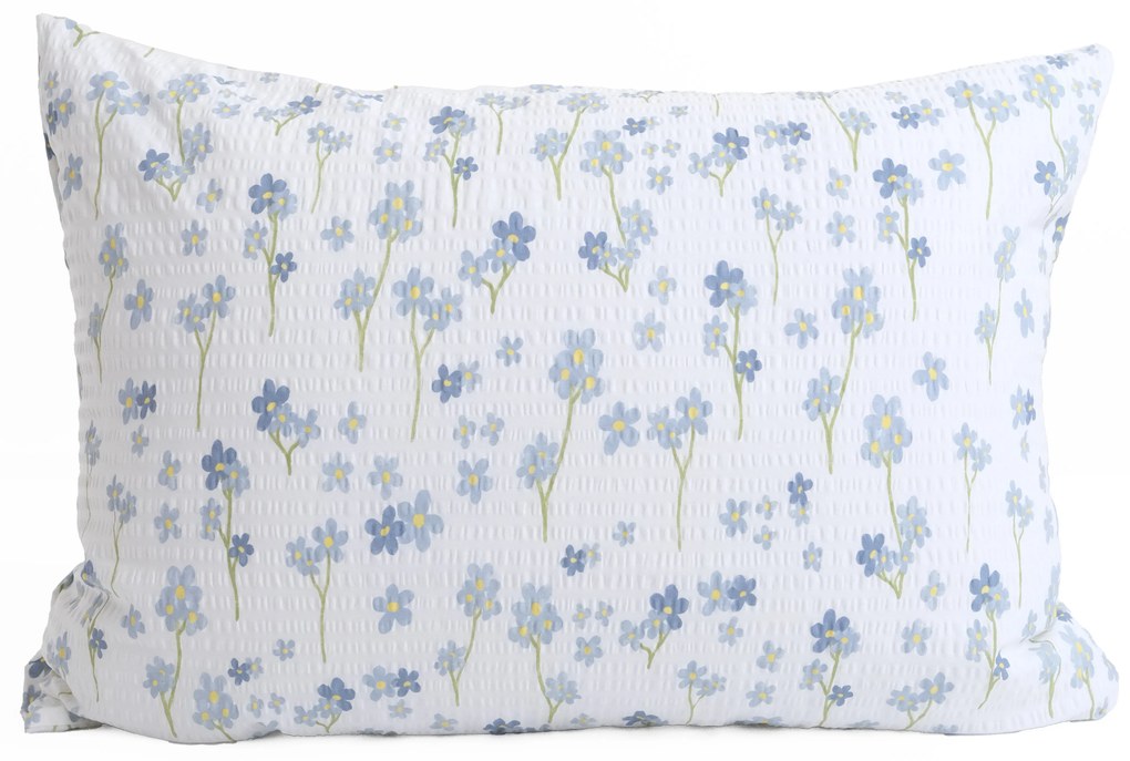 Krepová obliečka na vankúš Renforcé 50 × 70 cm - Nezábudky