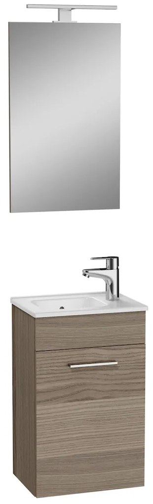 Kúpeľňová zostava s umývadlom, zrkadlom a osvetlením Vitra Mia 39x61x28 cm cordoba MIASET40C