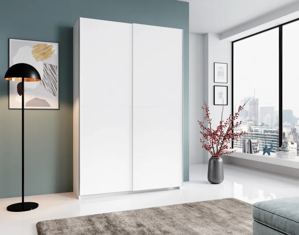 Šatníková skriňa Fast, biela