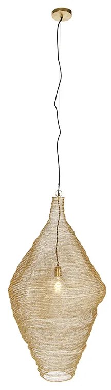 Orientálne závesné svietidlo zlaté 60 cm - Nidum L