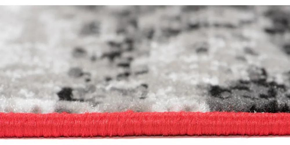 Kusový koberec PP Elpa šedočervený 120x170cm