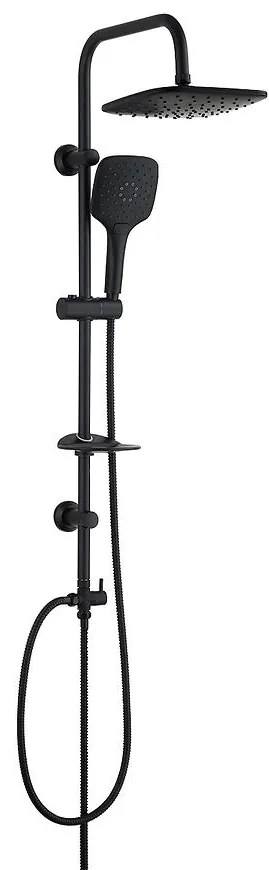 Sprchový set s hlavovou sprchou Rea Black 3F