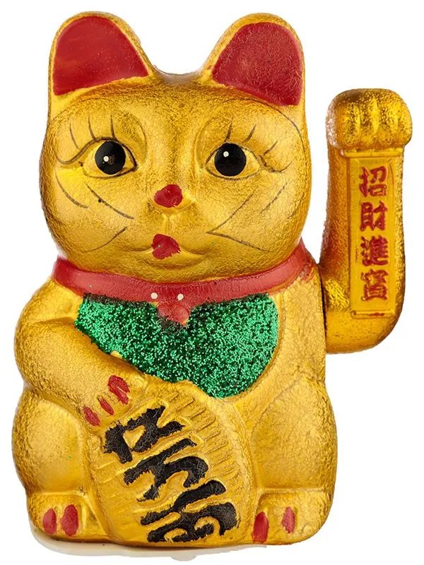 Čínska mačka šťastia CAT175, 17 cm